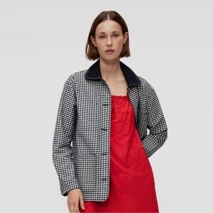 NWT Gap × DÔEN Gingham Denim Jacket Medium